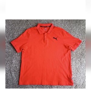 Puma Polo Shirt Adult Extra Large Red Golf Athletic Mens See Description